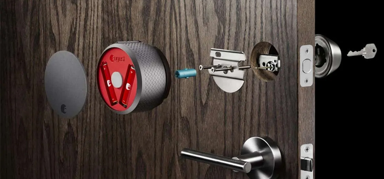 Electronic Door Knob Lock Repair Orange